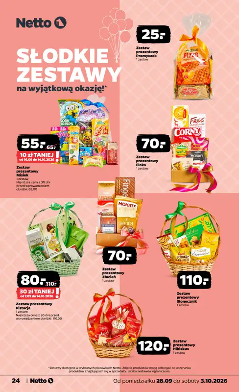 Netto - gazetka promocyjna Gazetka Spożywcza od poniedziałku 28.09 do soboty 03.10 - strona 24