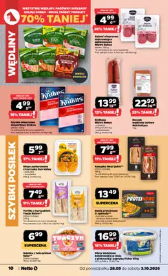 Netto - gazetka promocyjna Gazetka Spożywcza od poniedziałku 28.09 do soboty 03.10 - strona 10