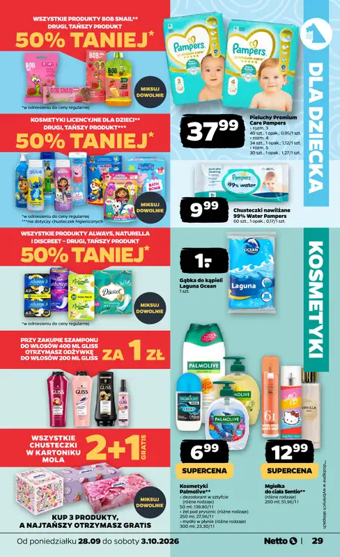Netto - gazetka promocyjna Gazetka Spożywcza od poniedziałku 28.09 do soboty 03.10 - strona 29