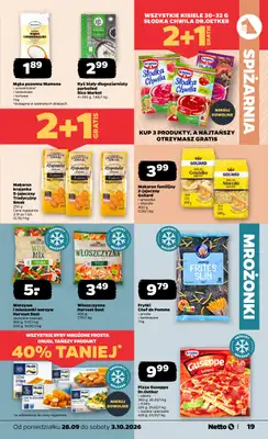 Netto - gazetka promocyjna Gazetka Spożywcza od poniedziałku 28.09 do soboty 03.10 - strona 19