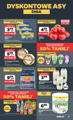 Netto - gazetka promocyjna Gazetka Spożywcza od poniedziałku 28.09 do soboty 03.10 - strona 3