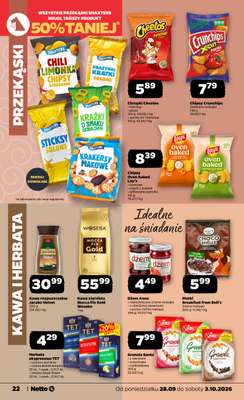 Netto - gazetka promocyjna Gazetka Spożywcza od poniedziałku 28.09 do soboty 03.10 - strona 22