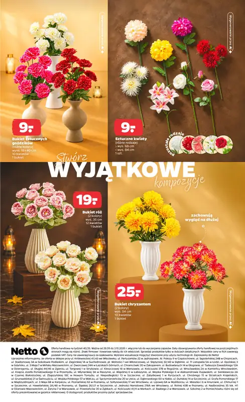 Netto - gazetka promocyjna Inspiracje tygodnia znicze od poniedziałku 28.09 do soboty 03.10 - strona 4