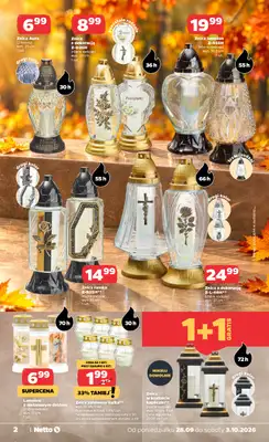 Netto - gazetka promocyjna Inspiracje tygodnia znicze od poniedziałku 28.09 do soboty 03.10 - strona 2
