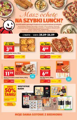Biedronka - gazetka promocyjna Pyszne dania w kilka chwil od czwartku 24.09 do środy 30.09 - strona 3