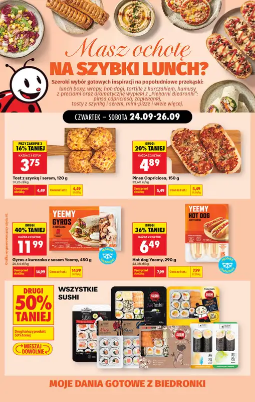 Biedronka - gazetka promocyjna Pyszne dania w kilka chwil   - strona 3