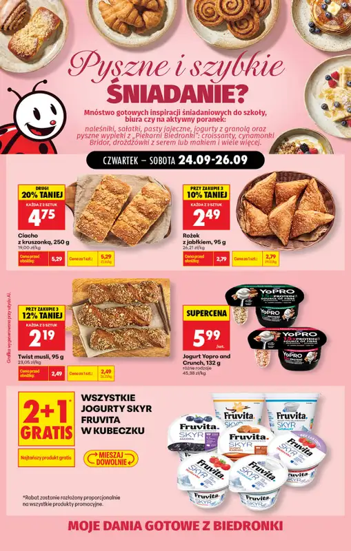 Biedronka - gazetka promocyjna Pyszne dania w kilka chwil   - strona 2