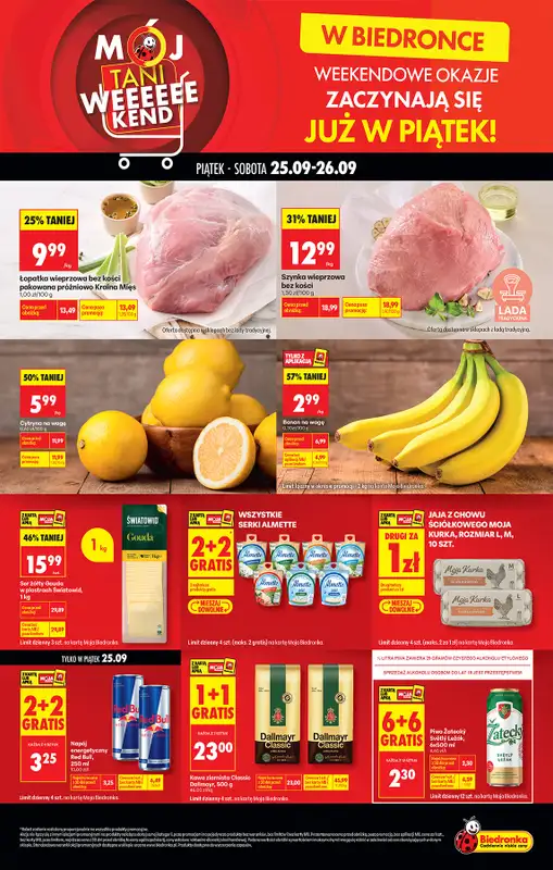 Biedronka - gazetka promocyjna Tani Weekend  