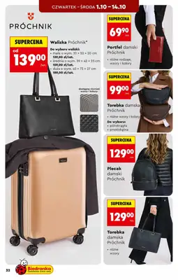 Biedronka - gazetka promocyjna Hity i inspiracje, od 26.09 od soboty 26.09 do środy 14.10 - strona 32