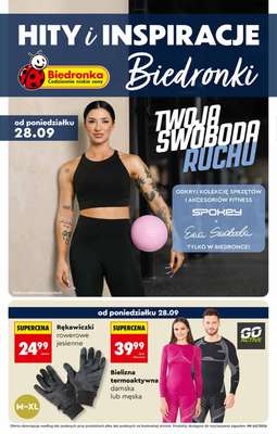 Biedronka - gazetka promocyjna Hity i inspiracje, od 26.09 od soboty 26.09 do środy 14.10