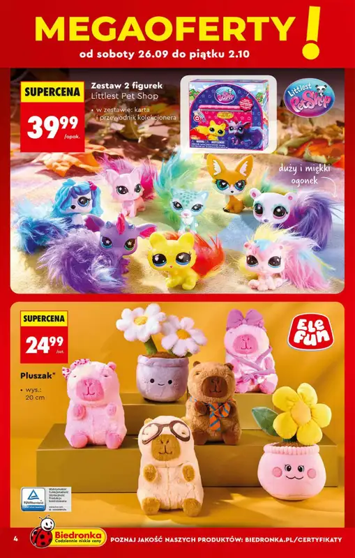 Biedronka - gazetka promocyjna Hity i inspiracje, od 26.09 od soboty 26.09 do środy 14.10 - strona 4