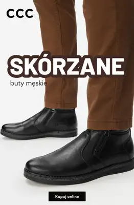 CCC - gazetka promocyjna SKÓRZANE obuwie męskie od soboty 26.09 