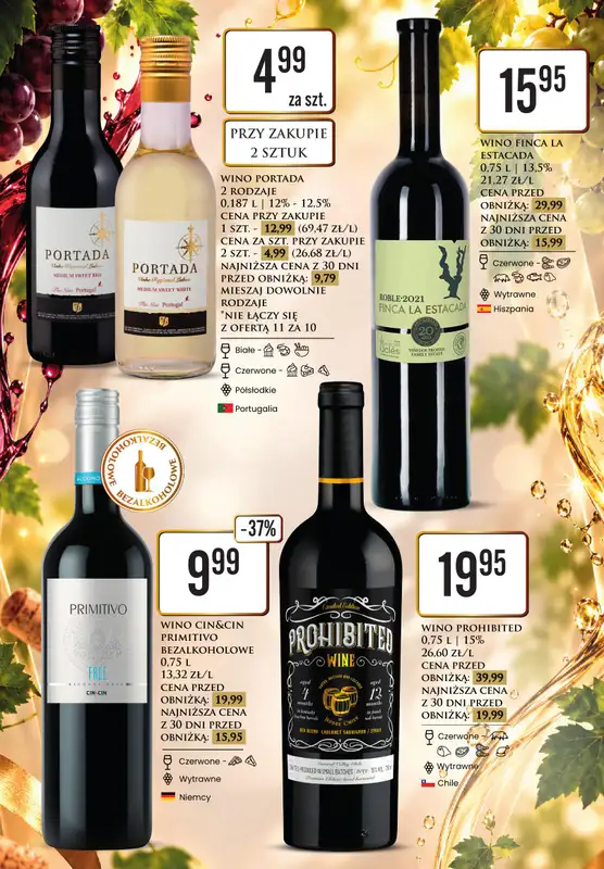 Dino - gazetka promocyjna Oferta alkoholowa od piątku 25.09 do soboty 26.09 - strona 4
