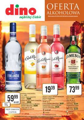 Dino - gazetka promocyjna Oferta alkoholowa od piątku 25.09 do soboty 26.09