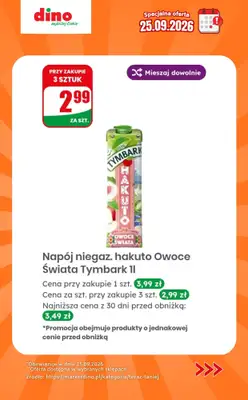 Dino - gazetka promocyjna Specjalna oferta na 25.09.2026 - promocje spoza gazetki od piątku 25.09 do piątku 25.09 - strona 9