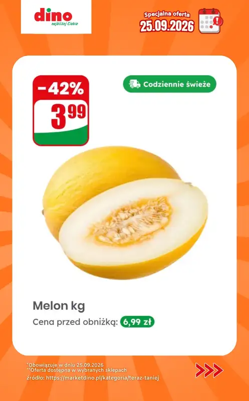 Dino - gazetka promocyjna Specjalna oferta na 25.09.2026 - promocje spoza gazetki od piątku 25.09 do piątku 25.09 - strona 6
