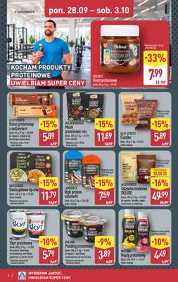 Aldi - gazetka promocyjna Produkty proteinowe w super cenach! od poniedziałku 28.09 do soboty 03.10 - strona 4