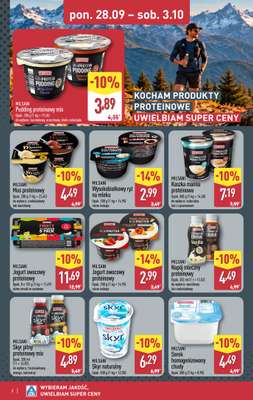 Aldi - gazetka promocyjna Produkty proteinowe w super cenach! od poniedziałku 28.09 do soboty 03.10 - strona 2