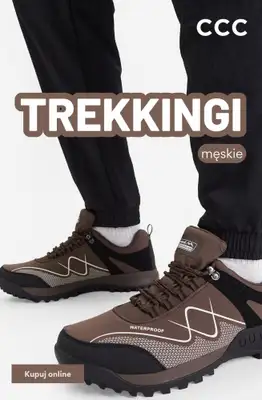CCC - gazetka promocyjna Trekkingi męskie od soboty 26.09 