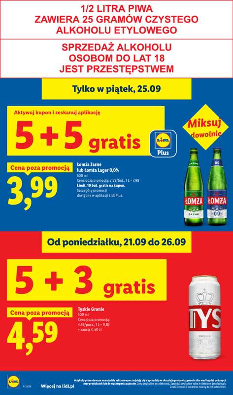 Lidl - gazetka promocyjna Oferta od czwartku od czwartku 24.09 do soboty 26.09 - strona 22