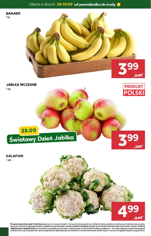 Stokrotka - gazetka promocyjna Hity na start od poniedziałku 28.09 do środy 30.09 - strona 2