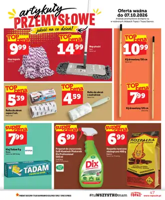 TOPAZ - gazetka promocyjna Gazetka od czwartku 01.10 do środy 07.10 - strona 47
