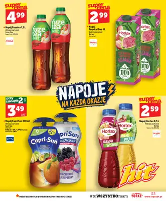 TOPAZ - gazetka promocyjna Gazetka od czwartku 01.10 do środy 07.10 - strona 33