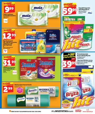 TOPAZ - gazetka promocyjna Gazetka od czwartku 01.10 do środy 07.10 - strona 43