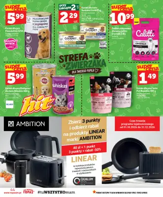 TOPAZ - gazetka promocyjna Gazetka od czwartku 01.10 do środy 07.10 - strona 44