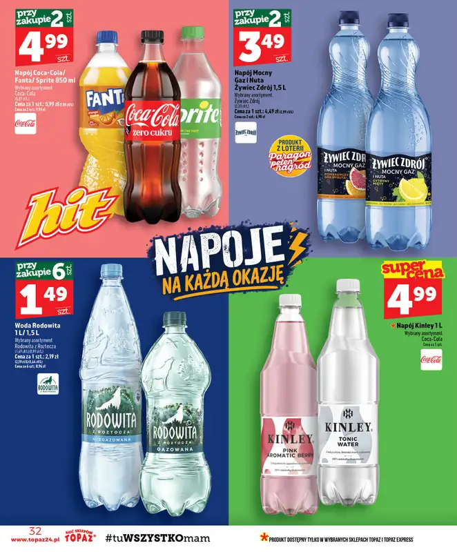 TOPAZ - gazetka promocyjna Gazetka od czwartku 01.10 do środy 07.10 - strona 32