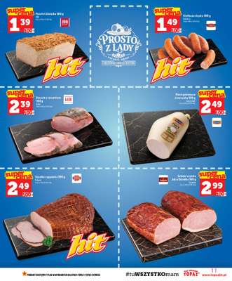 TOPAZ - gazetka promocyjna Gazetka od czwartku 01.10 do środy 07.10 - strona 11