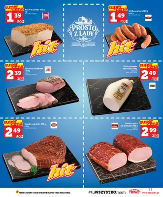 TOPAZ - gazetka promocyjna Gazetka od czwartku 01.10 do środy 07.10 - strona 11