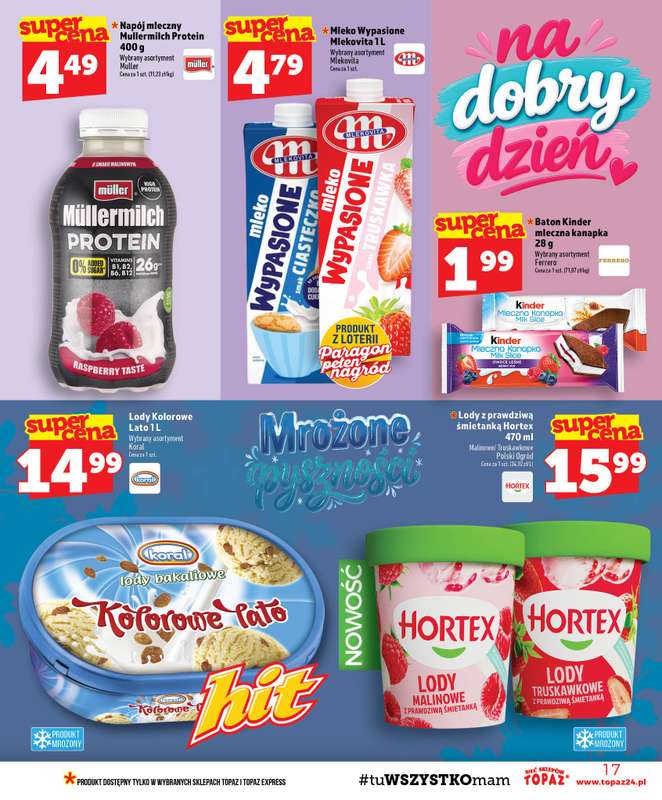 TOPAZ - gazetka promocyjna Gazetka od czwartku 01.10 do środy 07.10 - strona 17