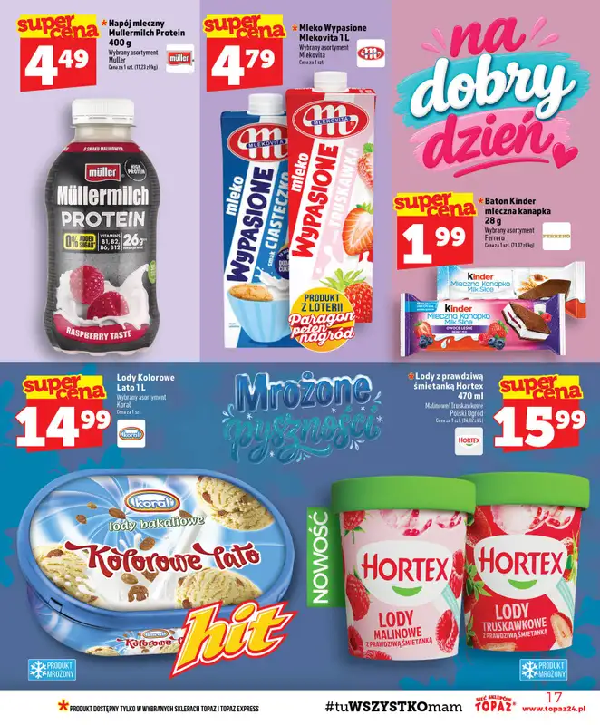 TOPAZ - gazetka promocyjna Gazetka od czwartku 01.10 do środy 07.10 - strona 17