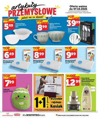 TOPAZ - gazetka promocyjna Gazetka od czwartku 01.10 do środy 07.10 - strona 46