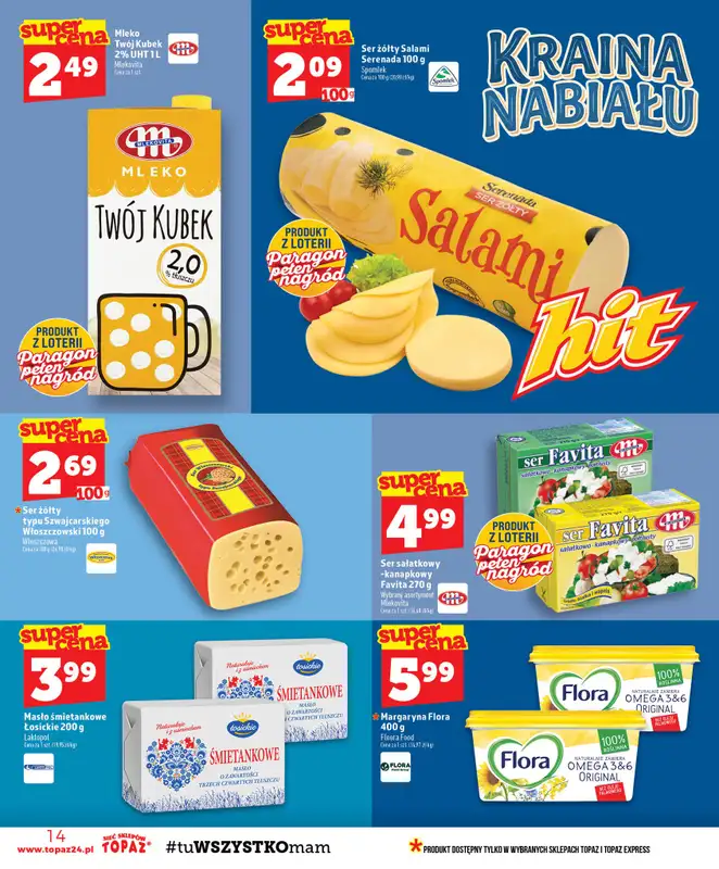 TOPAZ - gazetka promocyjna Gazetka od czwartku 01.10 do środy 07.10 - strona 14