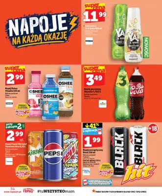 TOPAZ - gazetka promocyjna Gazetka od czwartku 01.10 do środy 07.10 - strona 34