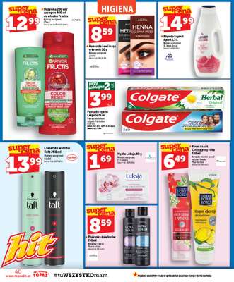 TOPAZ - gazetka promocyjna Gazetka od czwartku 01.10 do środy 07.10 - strona 40