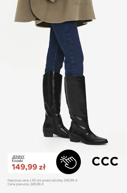 CCC - gazetka promocyjna SALE: kozaki damskie od niedzieli 27.09  - strona 10