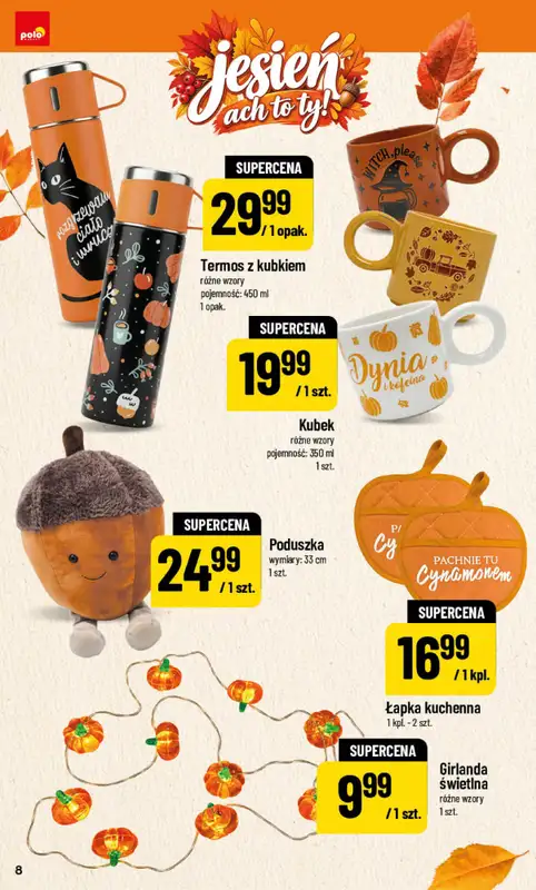 POLOmarket - gazetka promocyjna Katalog jesień ach to ty od piątku 25.09 do czwartku 05.11 - strona 8