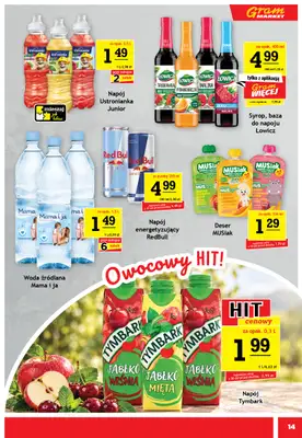 Gram Market - gazetka promocyjna Gazetka od środy 30.09 do wtorku 06.10 - strona 14
