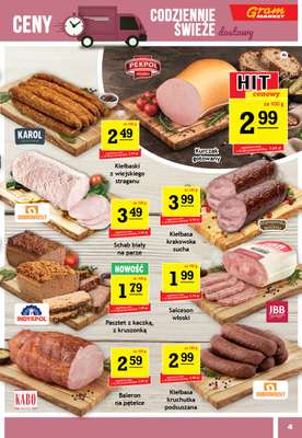 Gram Market - gazetka promocyjna Gazetka od środy 30.09 do wtorku 06.10 - strona 4