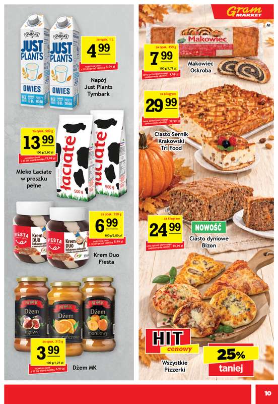 Gram Market - gazetka promocyjna Gazetka od środy 30.09 do wtorku 06.10 - strona 10