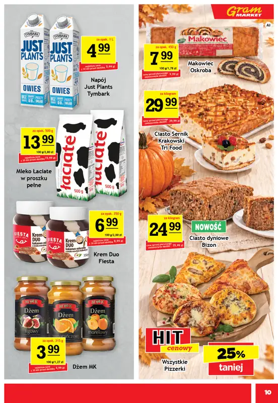 Gram Market - gazetka promocyjna Gazetka od środy 30.09 do wtorku 06.10 - strona 10