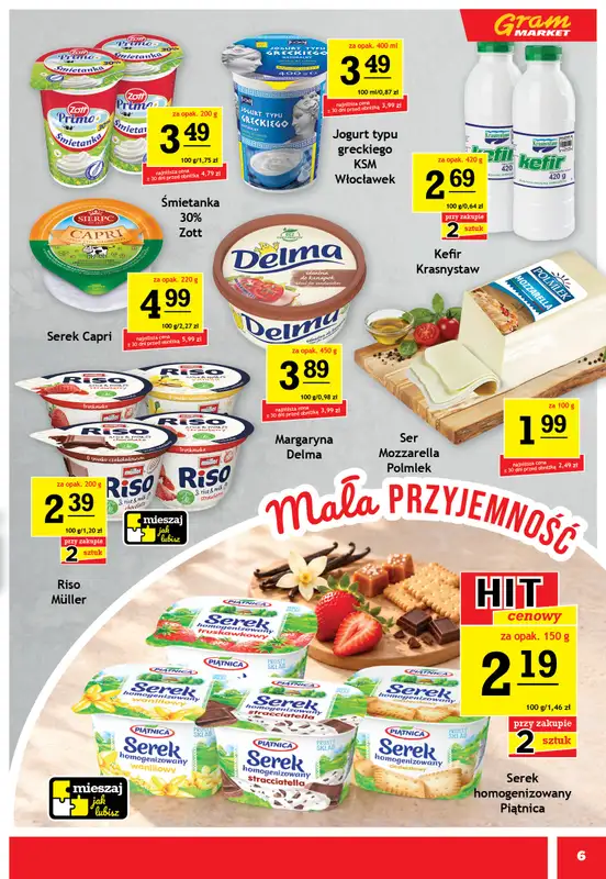 Gram Market - gazetka promocyjna Gazetka od środy 30.09 do wtorku 06.10 - strona 6