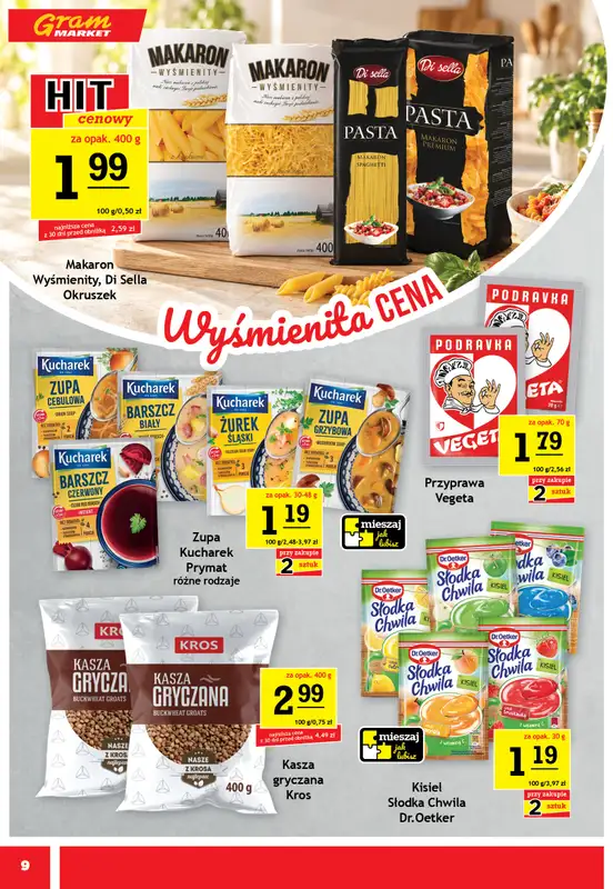 Gram Market - gazetka promocyjna Gazetka od środy 30.09 do wtorku 06.10 - strona 9