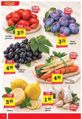 Gram Market - gazetka promocyjna Gazetka od środy 30.09 do wtorku 06.10 - strona 7
