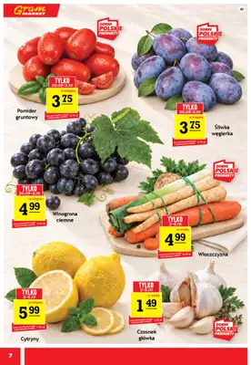 Gram Market - gazetka promocyjna Gazetka od środy 30.09 do wtorku 06.10 - strona 7