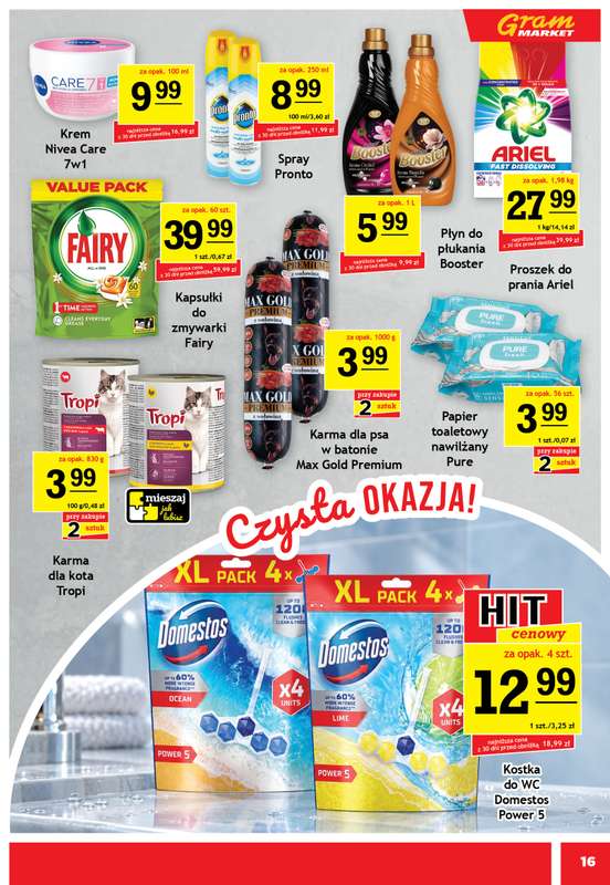 Gram Market - gazetka promocyjna Gazetka od środy 30.09 do wtorku 06.10 - strona 16