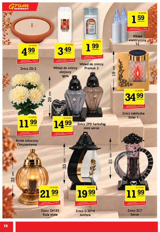 Gram Market - gazetka promocyjna Gazetka od środy 30.09 do wtorku 06.10 - strona 15
